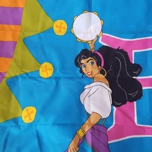 90s NWT Disney Hunchback& Esmeralda Pillow Case